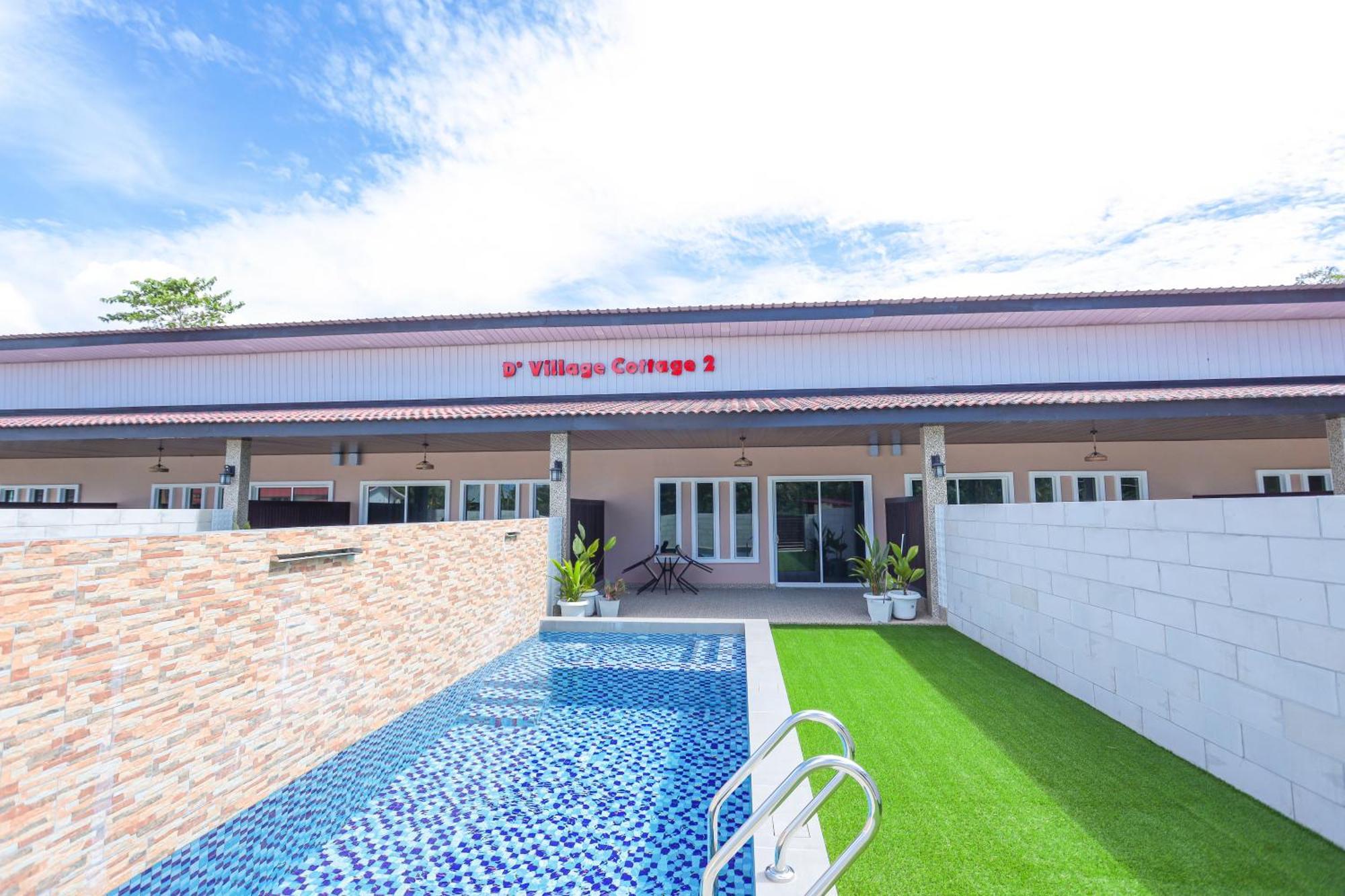 D' Village Cottage 2 - Private Pool Villa パンタイ・サナング エクステリア 写真