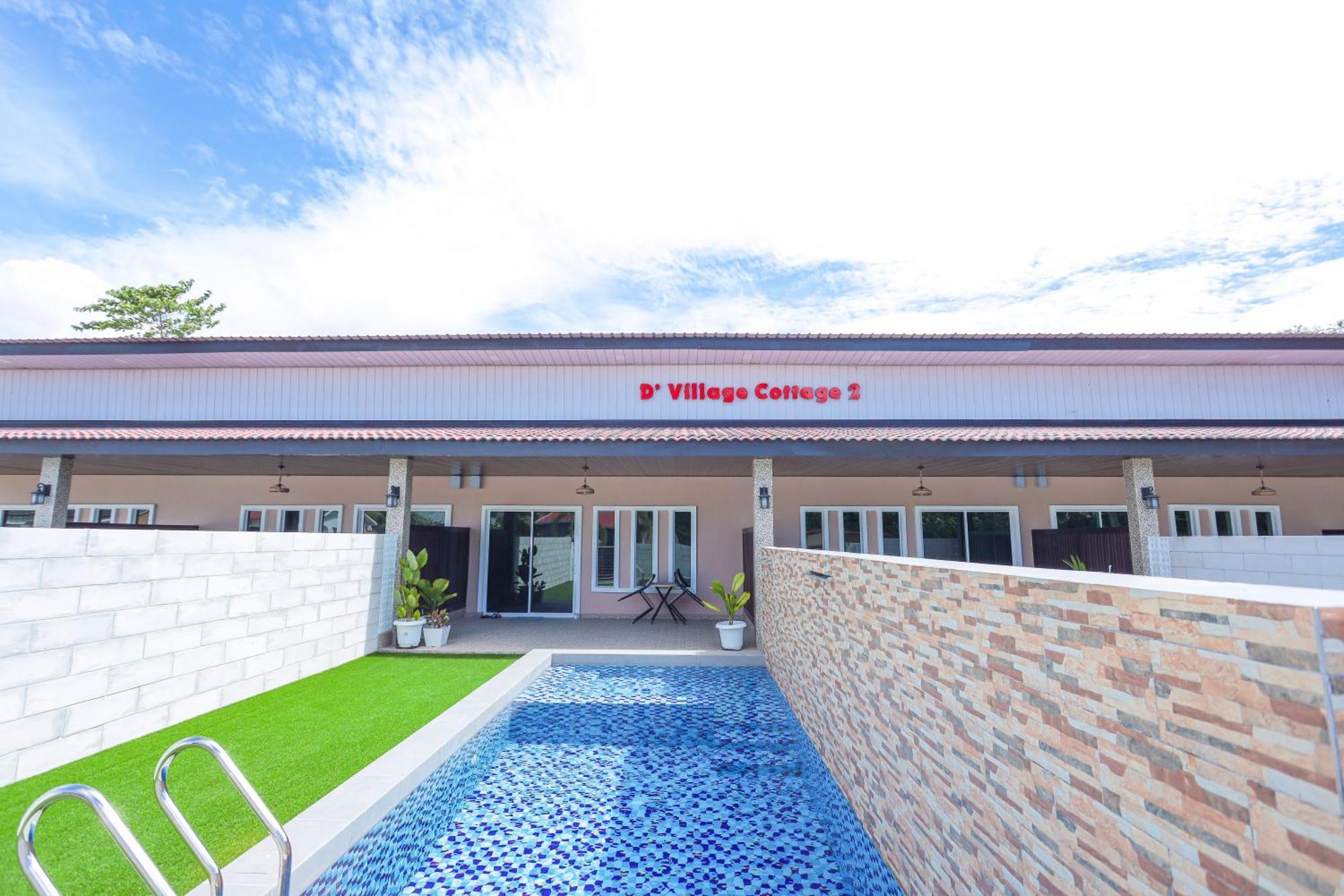D' Village Cottage 2 - Private Pool Villa パンタイ・サナング エクステリア 写真